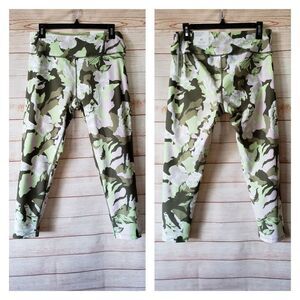 Calvin Klein Performance High Waist 7/8 Wicking 4 Way Stretch Floral Leggings
